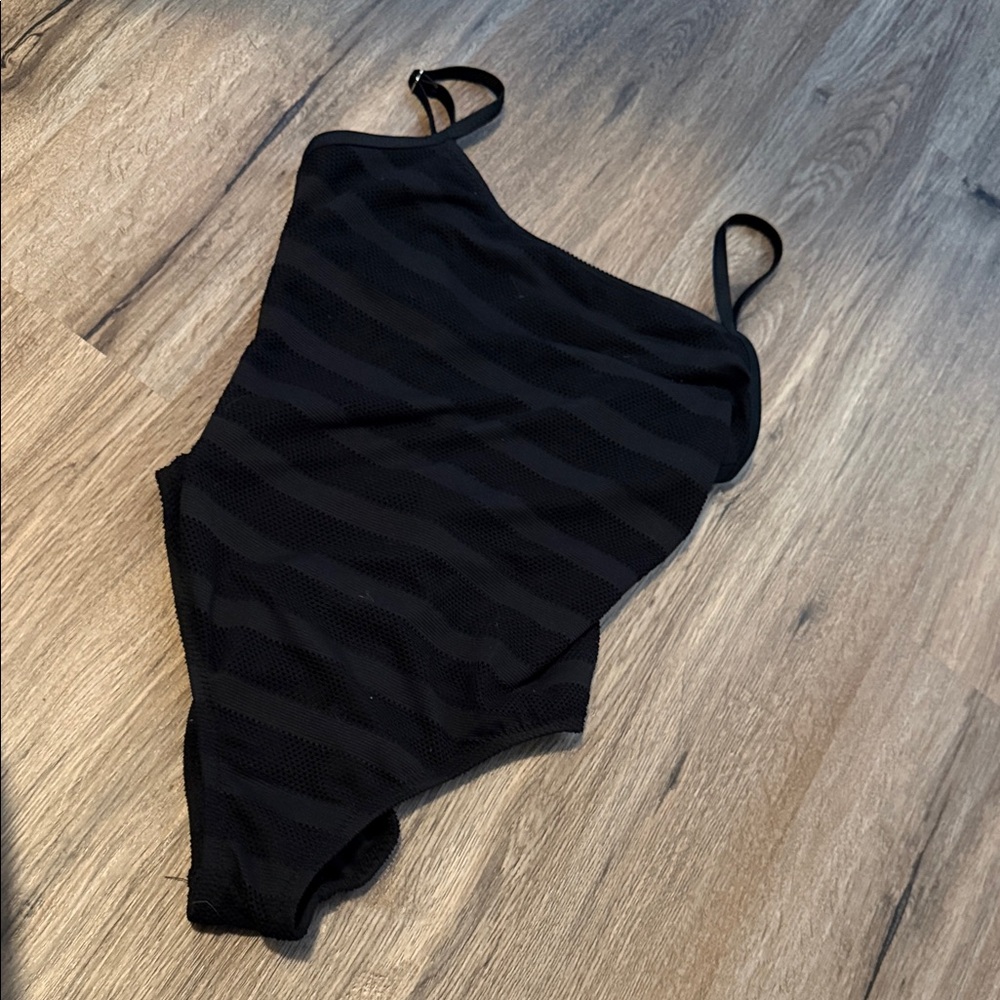 Shade & Shore Black One Piece Swimsuit